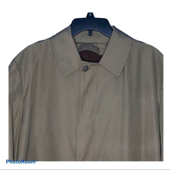 London Fog Vintage Tan Trench Coat Men's size 40 Regular - Picture 8 of 11